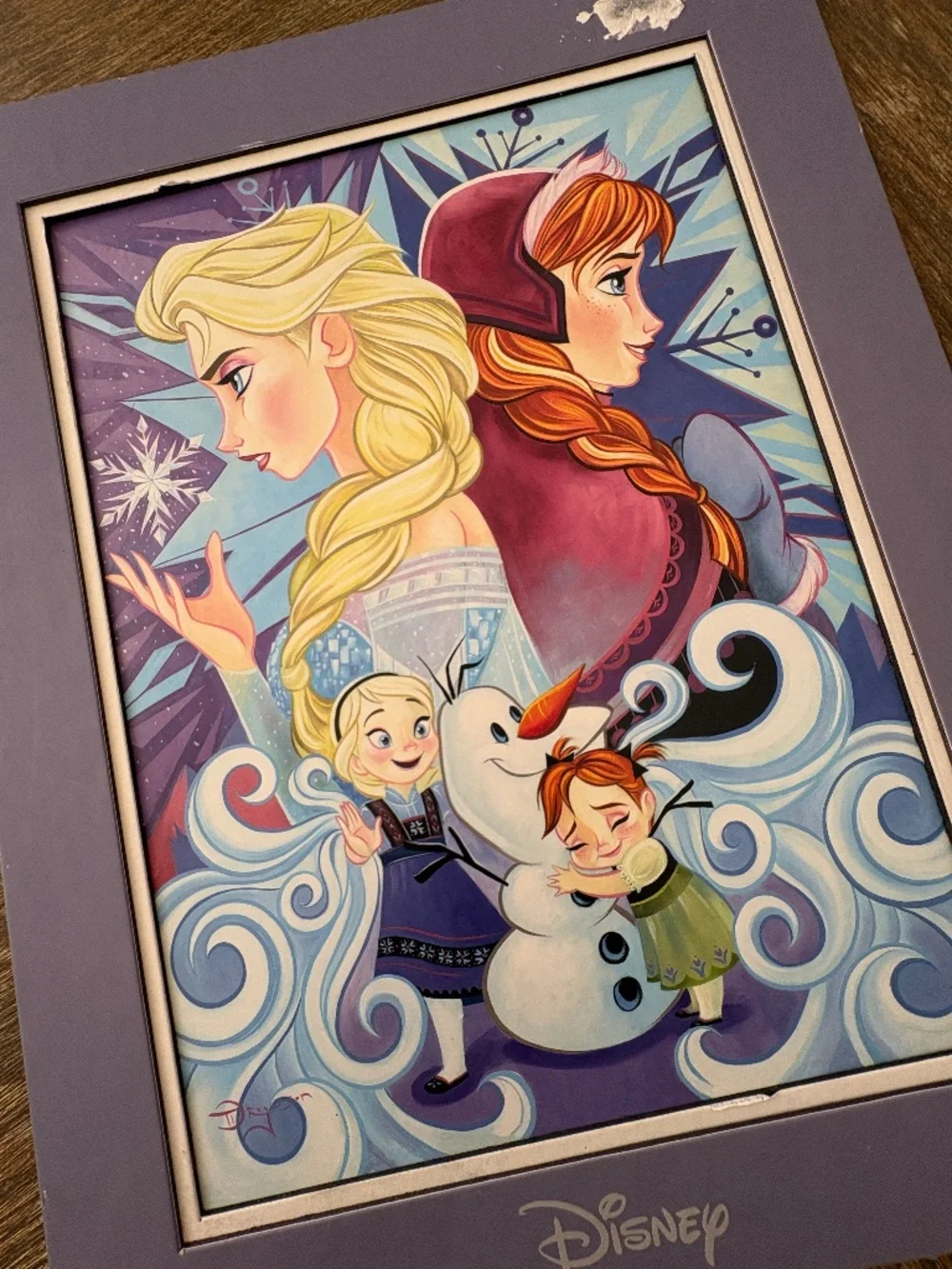 Tim Rogerson frozen print we only have each other